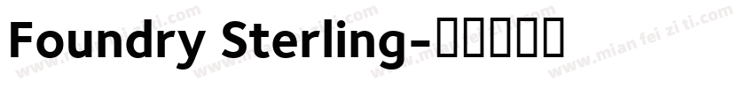 Foundry Sterling字体转换
